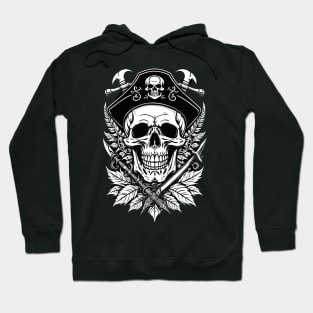 Skull pirate ink Hoodie